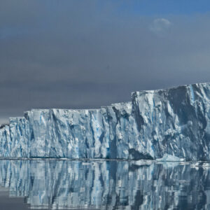 A view of a glacier