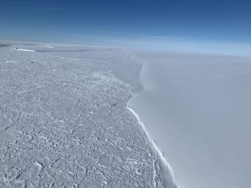 A large snowfield