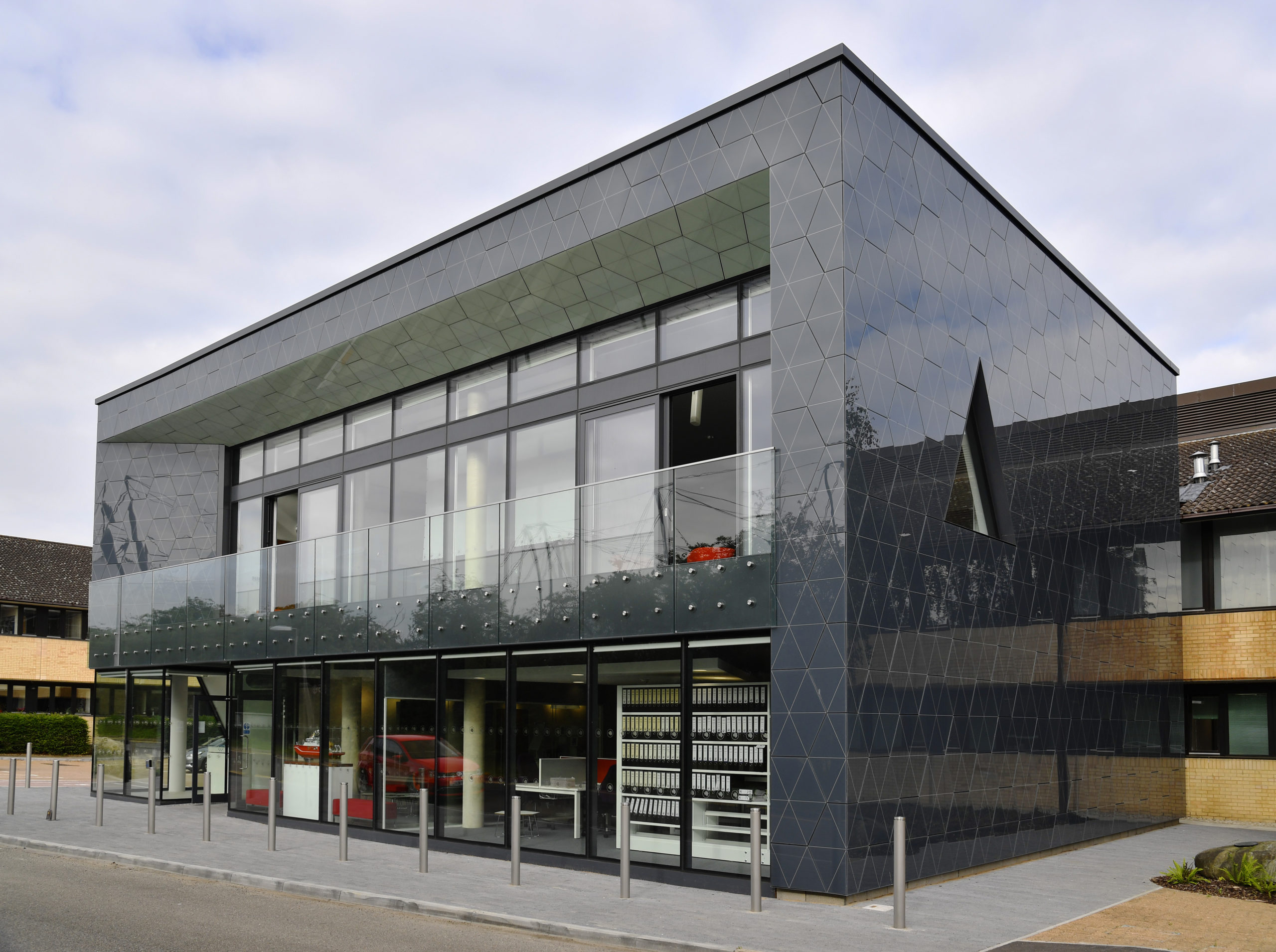 A photograph of the Aurora Innovation Centre at British Antarctic Survey in Cambridge.