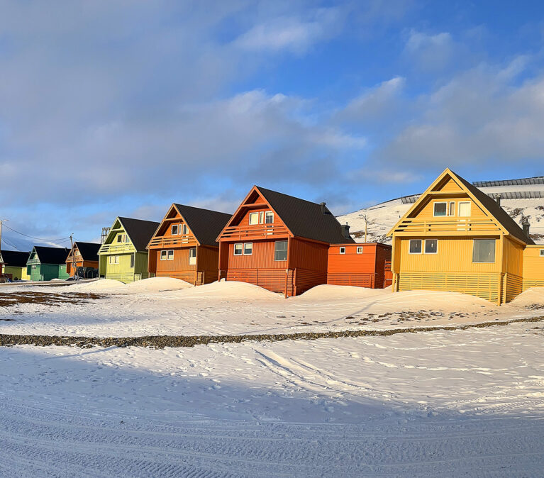 A house at Longyearbyen in the Arctic