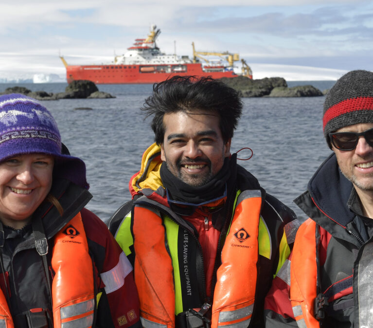 King George Island geological field party