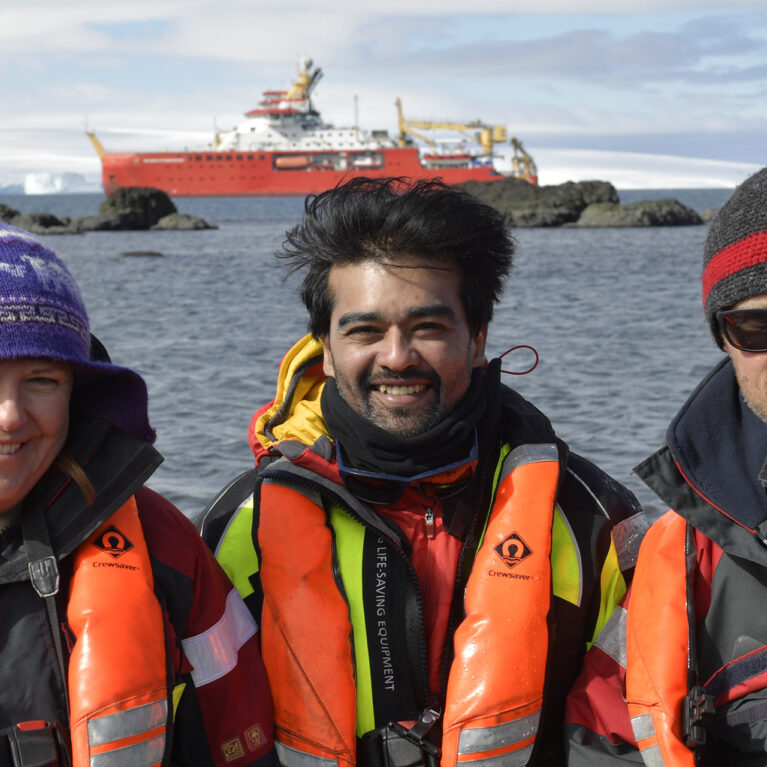 King George Island geological field party