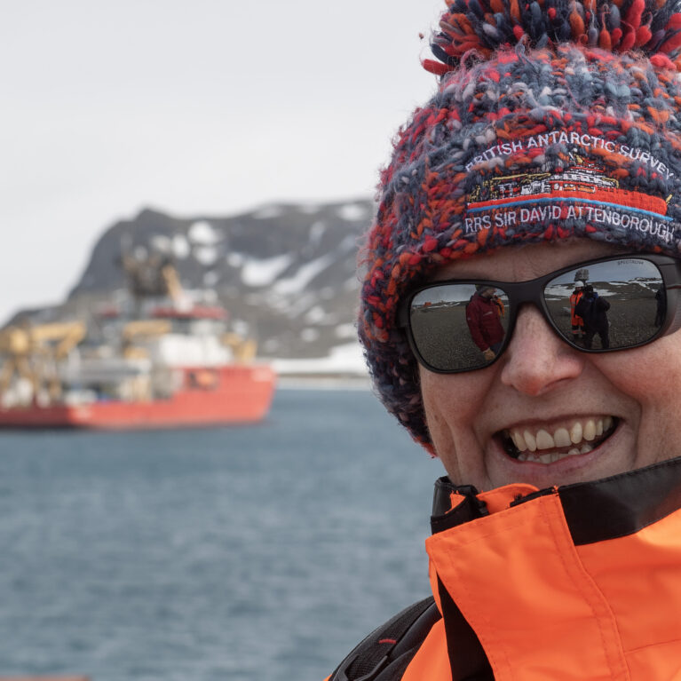 A much enjoyed short run ashore during a journey south on RRS Sir David Attenborough
