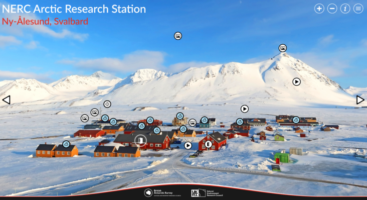 Virtual Arctic Research Station screen grab